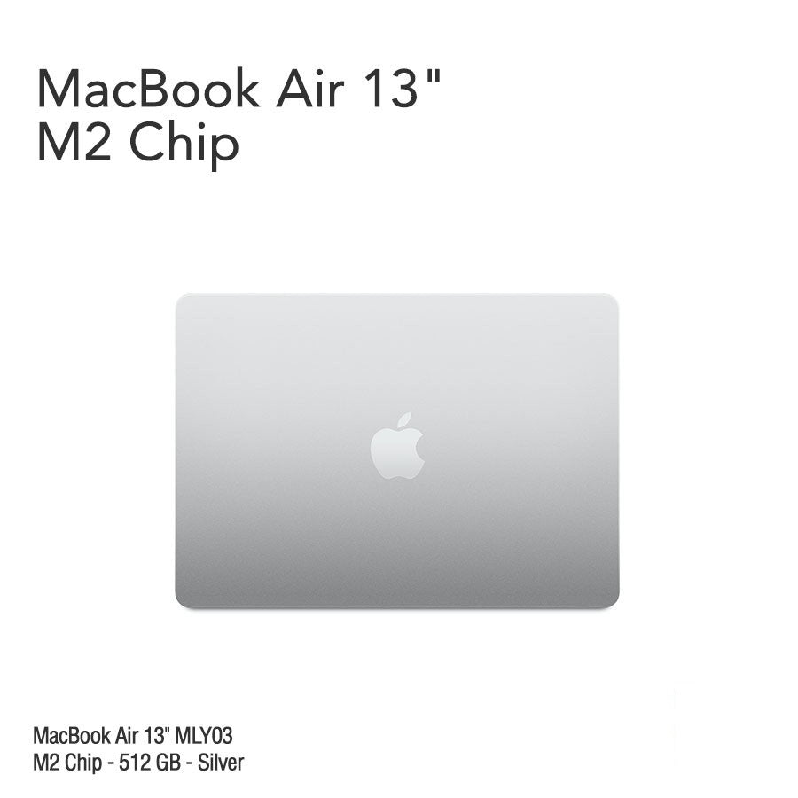 MacBook Air 13.6" Retina [MLY43] M2 Chip 512 GB - Silver