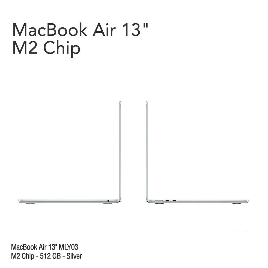 MacBook Air 13.6" Retina [MLY43] M2 Chip 512 GB - Silver