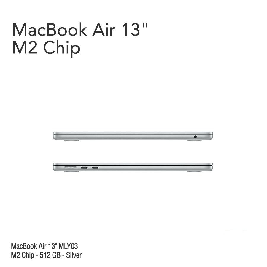 MacBook Air 13.6" Retina [MLY43] M2 Chip 512 GB - Silver