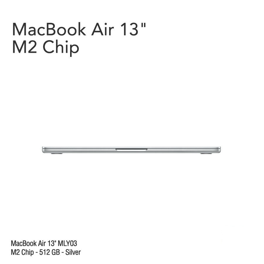 MacBook Air 13.6" Retina [MLY43] M2 Chip 512 GB - Silver