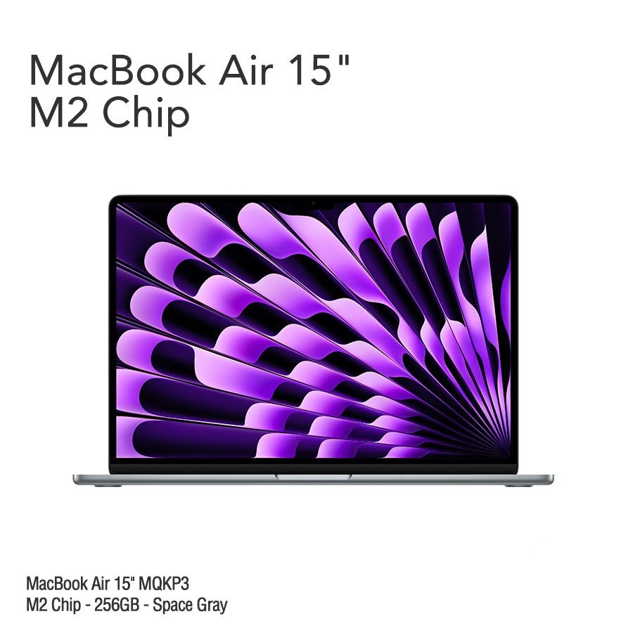 MacBook Air 15.3" Retina [MQKW3] M2 Chip 256 GB - Space Gray