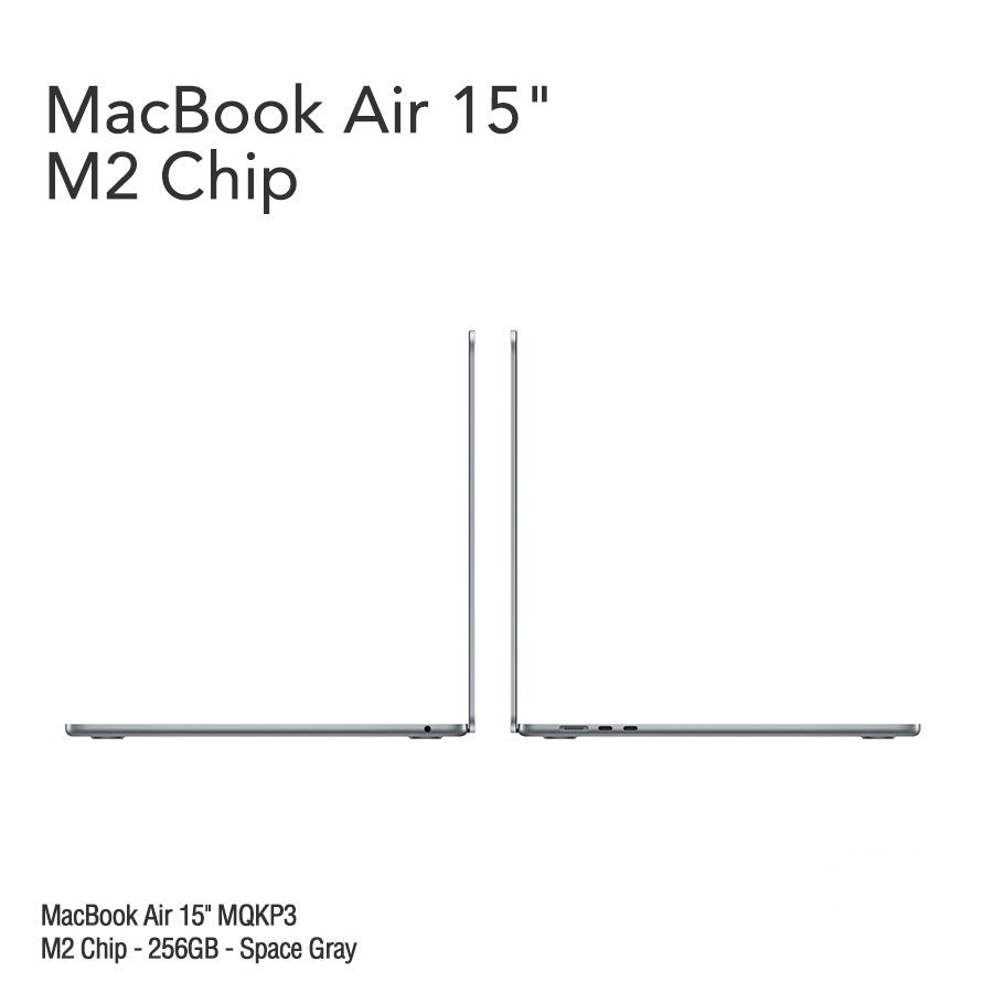MacBook Air 15.3" Retina [MQKW3] M2 Chip 256 GB - Space Gray